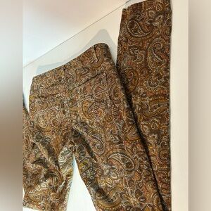 Prana Trinity Paisley micro cord pants 8